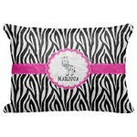Zebra Decorative Baby Pillowcase - 16"x12" (Personalized)