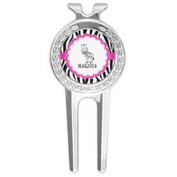 Zebra Golf Divot Tool & Ball Marker (Personalized)