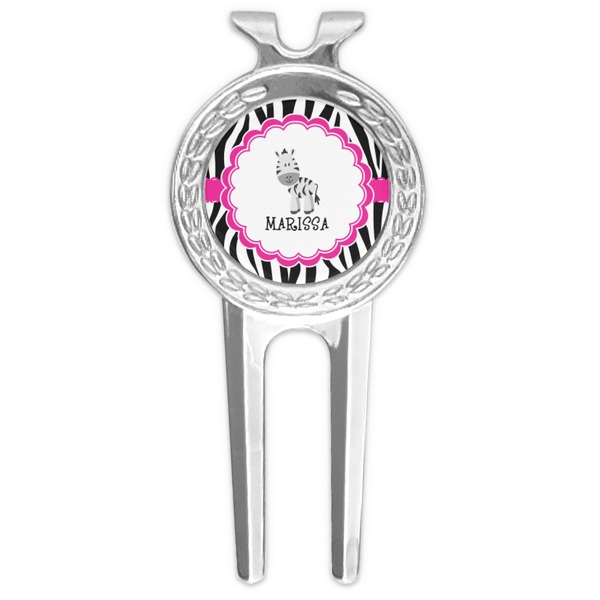 Custom Zebra Golf Divot Tool & Ball Marker (Personalized)