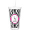 Zebra Double Wall Tumbler with Straw (Personalized)