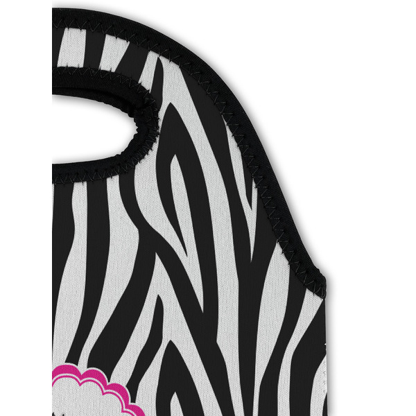 Zebra Double Wine Tote - Detail 1 (new)