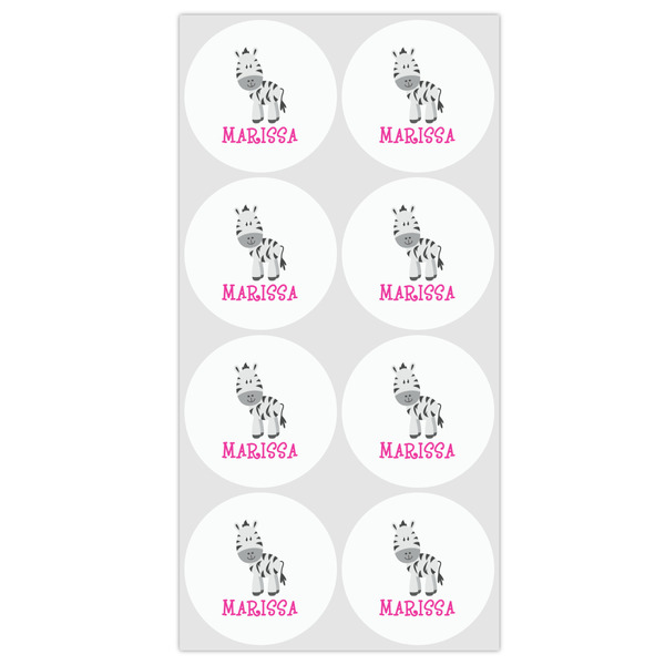 Zebra Drink Topper - Medium - Set of 12