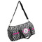 Zebra Duffle bag with side mesh pocket