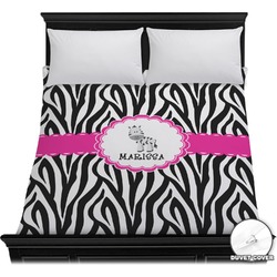 Zebra Duvet Cover - Full / Queen (Personalized)