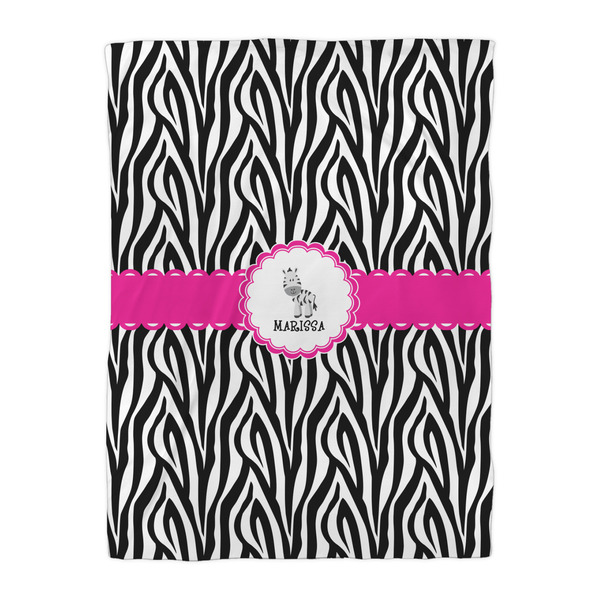Zebra Duvet Cover - Twin XL - Front