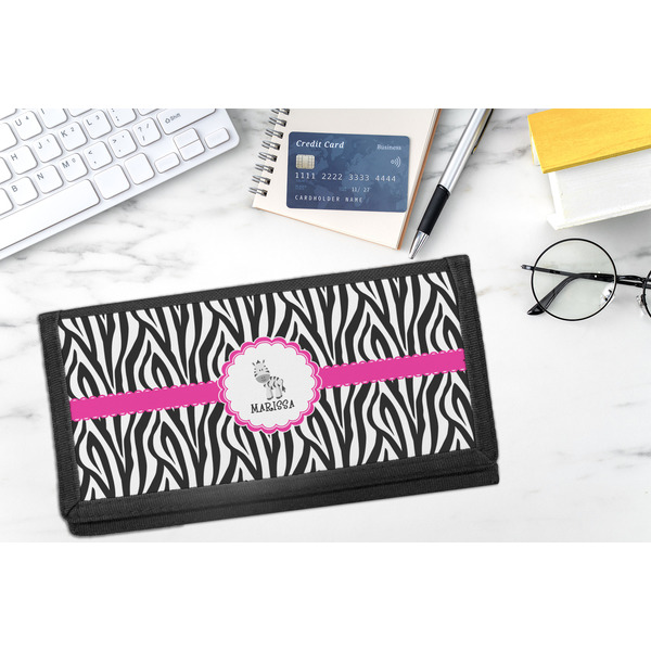 Zebra DyeTrans Checkbook Cover - LIFESTYLE