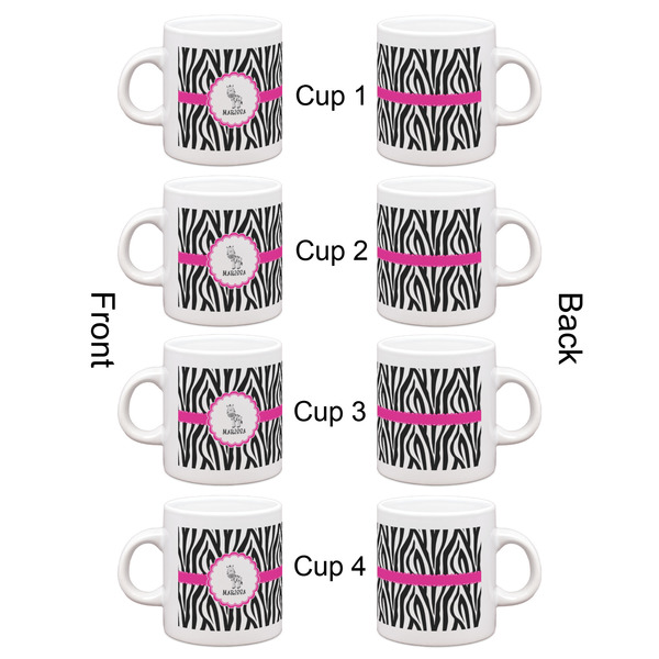 Zebra Espresso Cup Set of 4 - Apvl