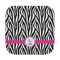 Zebra Face Cloth-Rounded Corners