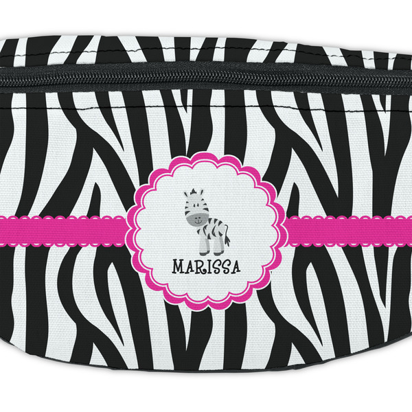 Zebra Fanny Pack - Closeup
