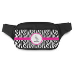 Zebra Fanny Pack - Modern Style (Personalized)