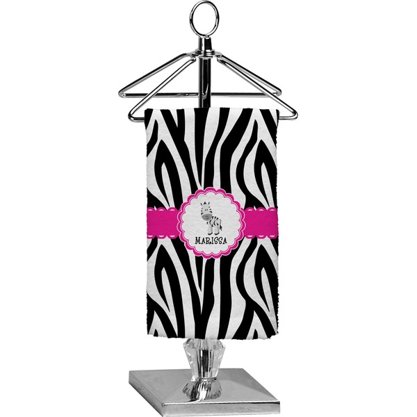 Custom Zebra Finger Tip Towel - Full Print (Personalized)