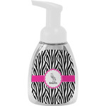 Zebra Foam Soap Bottle - White (Personalized)