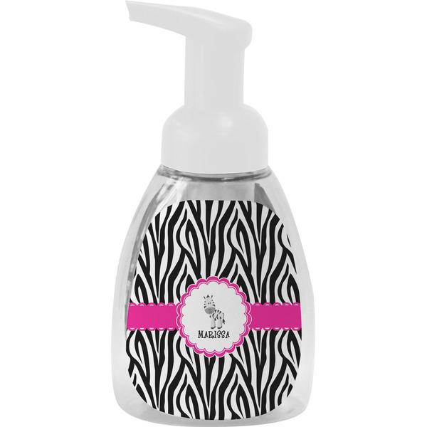 Custom Zebra Foam Soap Bottle (Personalized)