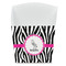 Zebra French Fry Favor Box - Front View