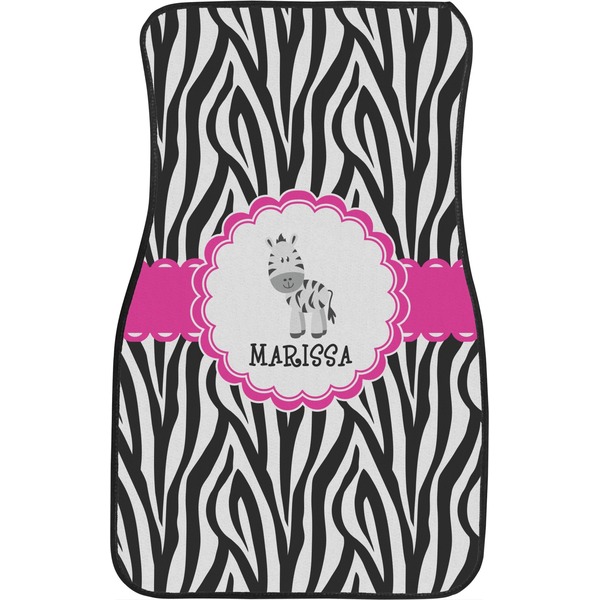 Zebra Custom Car Floor Mats (Front Seat)
