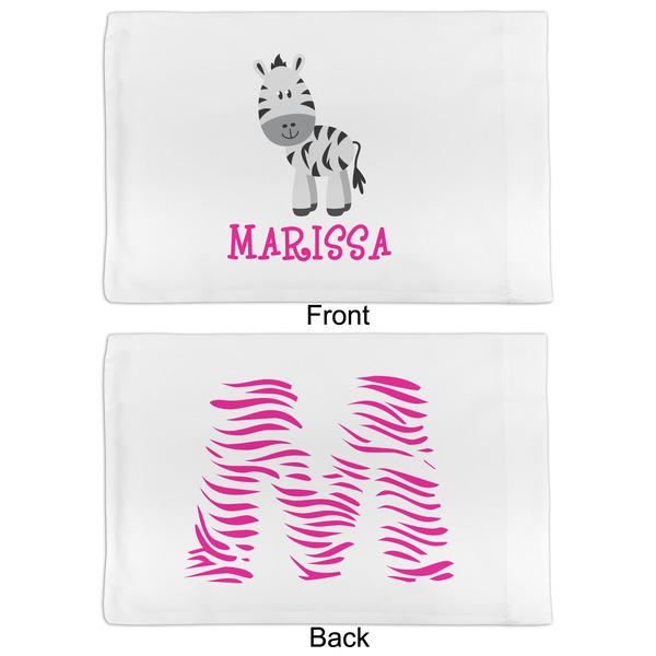 Zebra Full Pillow Case - APPROVAL (partial print)