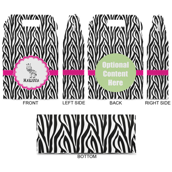 Zebra Gable Favor Box - Approval