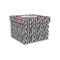Zebra Gift Box with Lid - Canvas Wrapped - Small (Personalized)