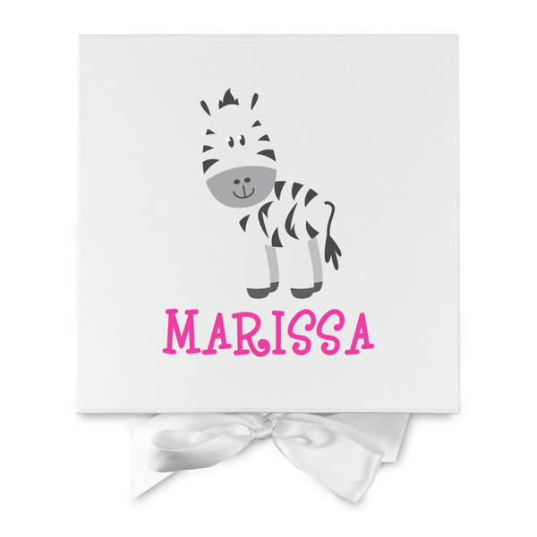 Zebra Gift Boxes with Magnetic Lid - White - Approval