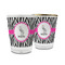 Zebra Glass Shot Glass - 1.5 oz (Personalized)