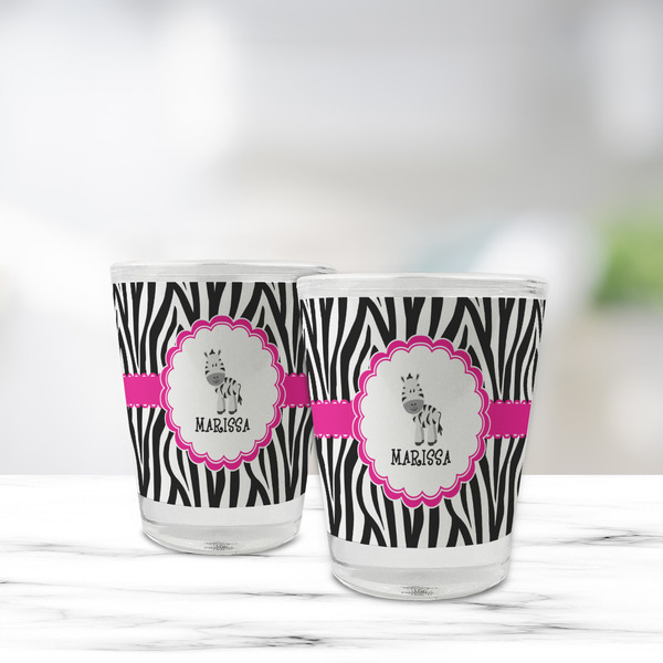 Zebra Glass Shot Glass - Standard - LIFESTYLE