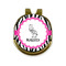 Zebra Golf Ball Marker - Hat Clip - Gold