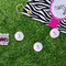 Zebra Golf Balls - Generic - Set of 3 - LIFESTYLE