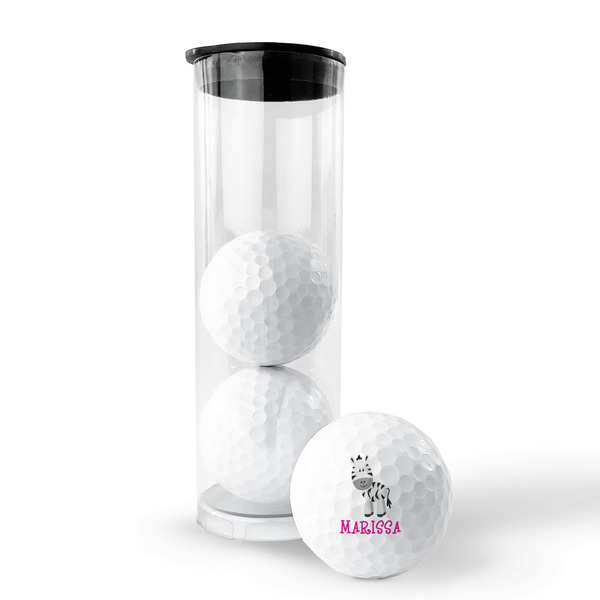 Zebra Golf Balls - Generic - Set of 3 - PACKAGING