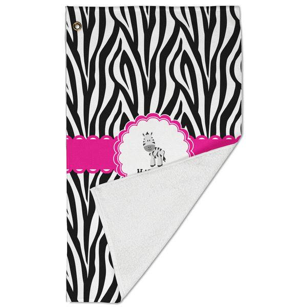 Zebra Golf Towel - Folded (Large)