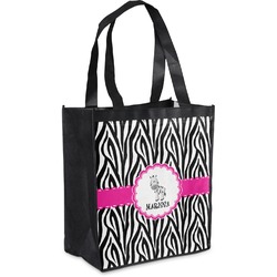 Zebra Grocery Bag (Personalized)