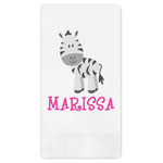 Zebra Guest Towels - Full Color (Personalized)