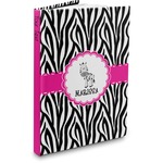 Zebra Hardbound Journal - 5.75" x 8" (Personalized)