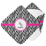 Zebra Hooded Baby Towel (Personalized)