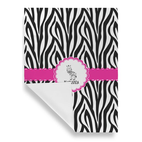 Zebra House Flags - Single Sided - FRONT FOLDED