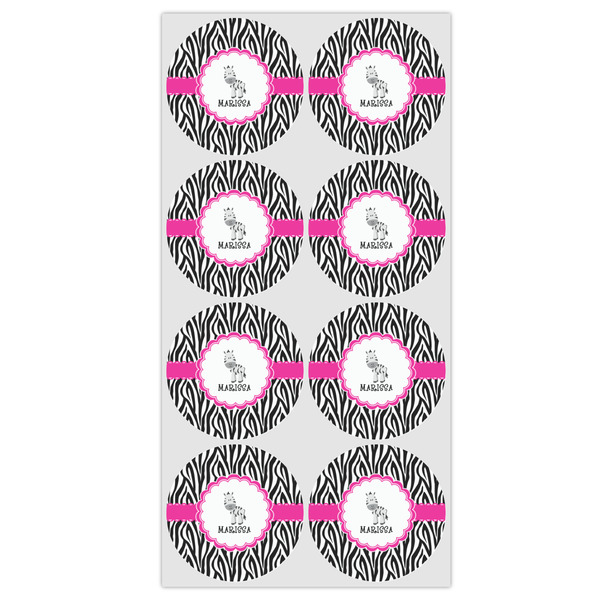 Zebra Icing Circle - Medium - Set of 8