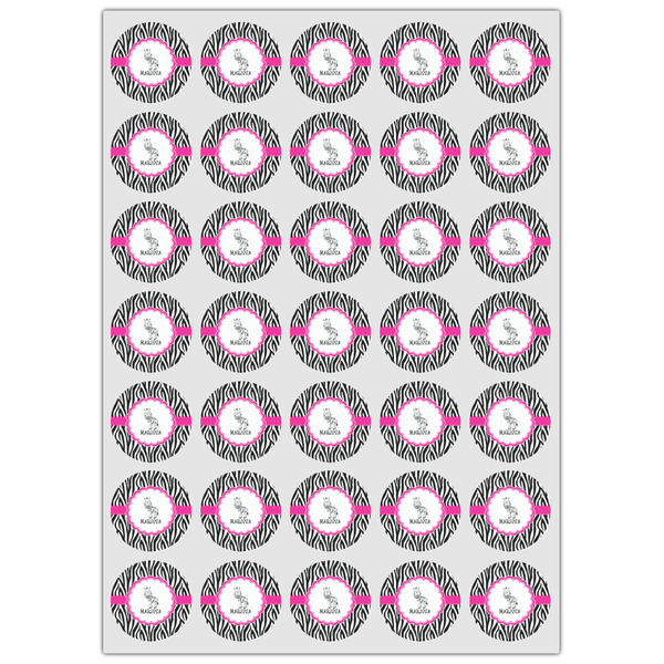 Zebra Icing Circle - XSmall - Set of 35
