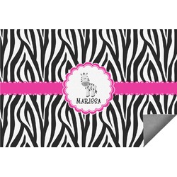 Zebra Indoor / Outdoor Rug (Personalized)