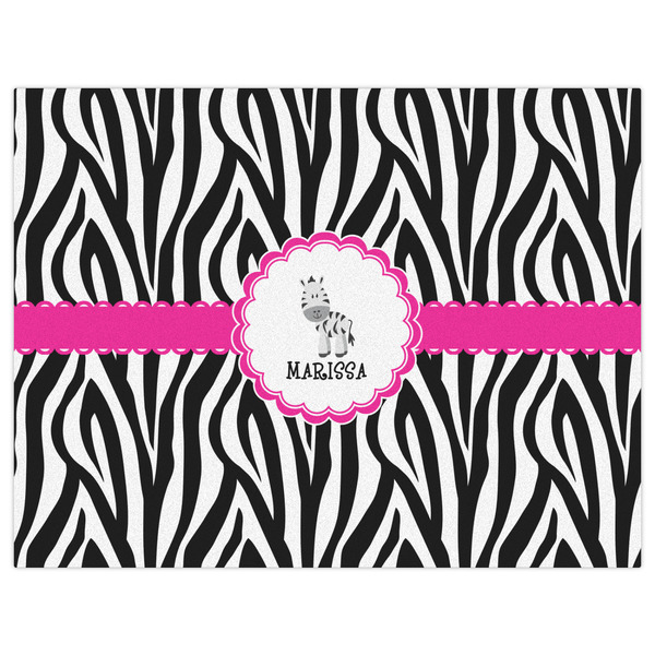 Zebra Indoor / Outdoor Rug - 6'x8' - Front Flat