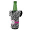 Zebra Jersey Bottle Cooler - ANGLE (on bottle)