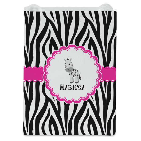 Zebra Jewelry Gift Bag - Matte - Front