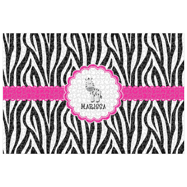 Custom Zebra Jigsaw Puzzle - 1000-piece (Personalized)