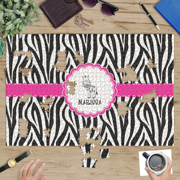 Zebra Jigsaw Puzzle 1014 Piece - In Context