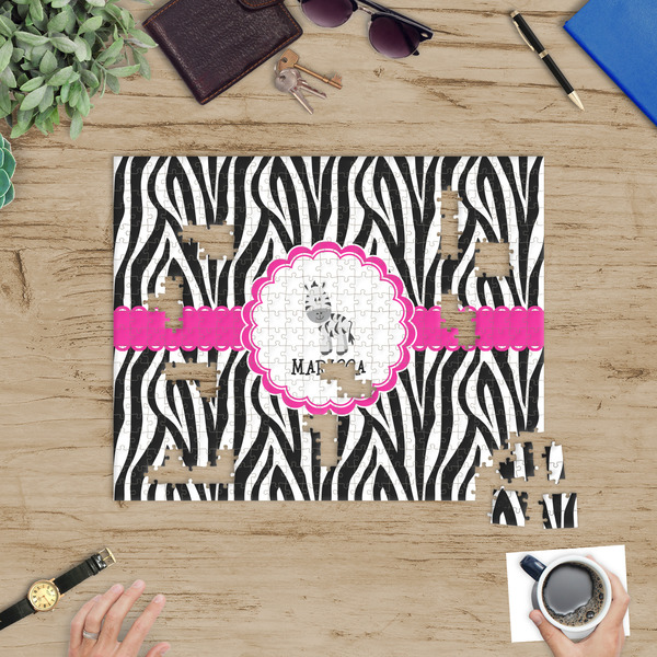 Zebra Jigsaw Puzzle 500 Piece - In Context