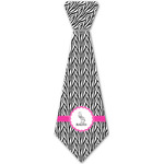 Zebra Iron On Tie - 4 Sizes w/ Name or Text