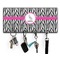 Zebra Key Hanger w/ 4 Hooks & Keys
