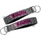 Zebra Key-chain - Metal and Nylon - Front and Back
