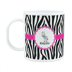Zebra Plastic Kids Mug (Personalized)