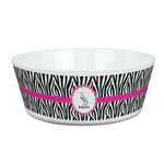 Zebra Kid's Bowl (Personalized)