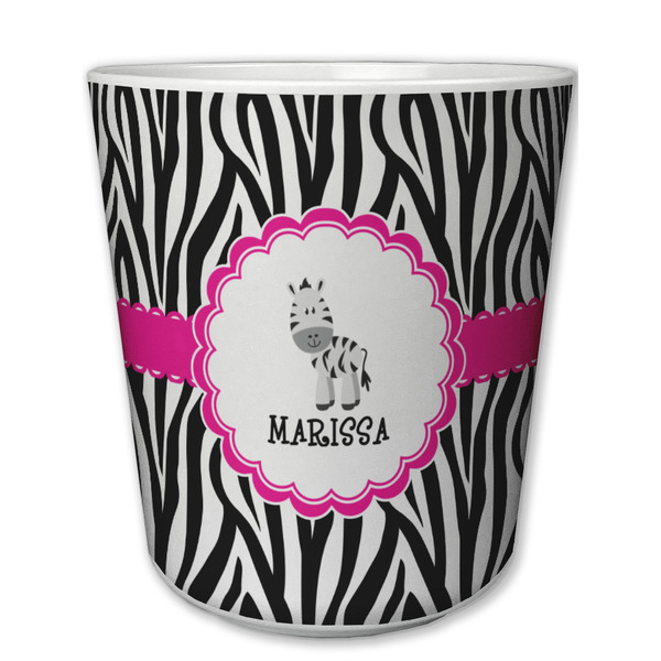 Custom Zebra Plastic Tumbler 6oz (Personalized)