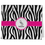 Zebra Kitchen Towel - Poly Cotton w/ Name or Text